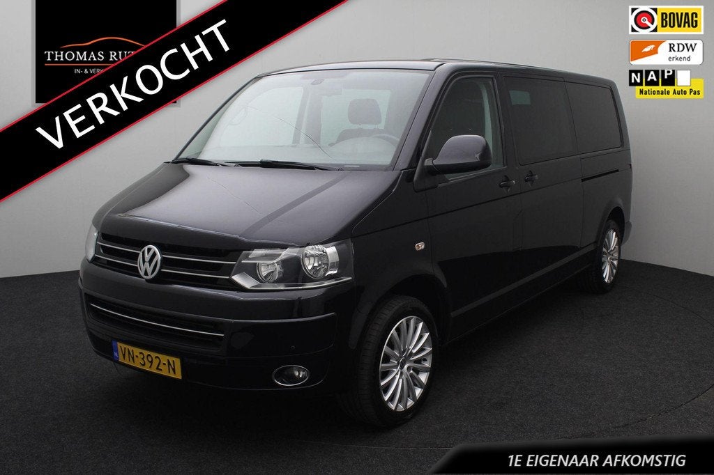 Volkswagen Transporter 2.0 TDI BM L2H1 DC Comfortline 2015 |, Auto's, Euro 5, Stof, Gebruikt, 4 cilinders