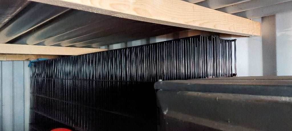 125 meter dubbelstaafmat hekwerk zwart , hoogte 1,83 m, Ophalen, Nieuw, IJzer, Dubbelstaafmat hekwerk