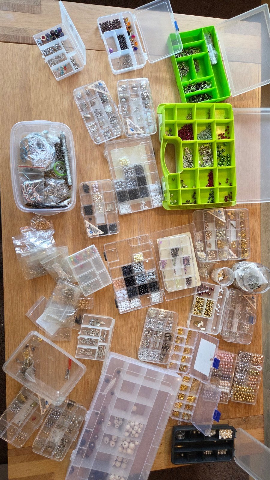 Kralen, bedels, kettinkjes en andere sieraden materialen, Ophalen, Gebruikt, Kraal