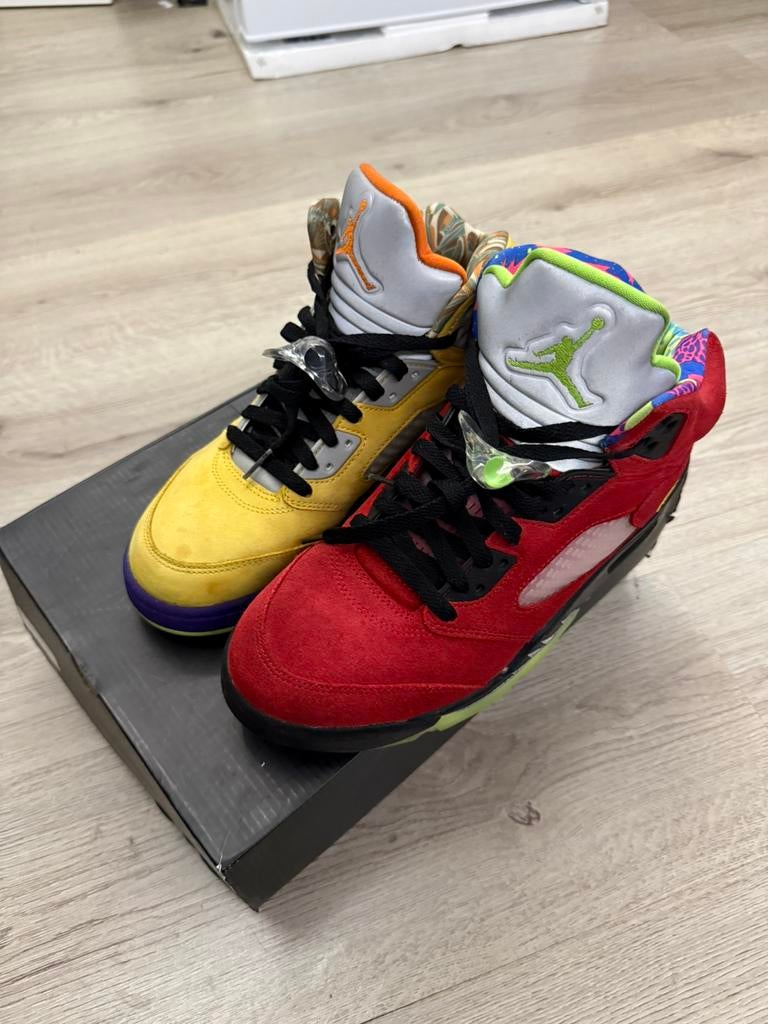 Air jordan 5 retro “what the” 41, Overige kleuren, Overige typen, Ophalen of Verzenden, Gedragen