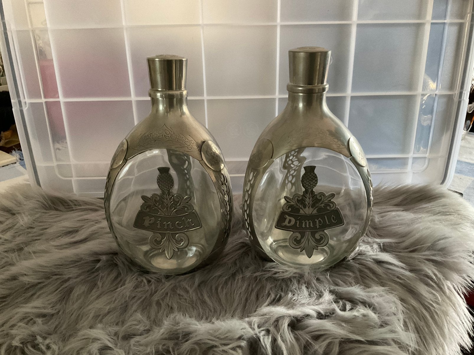 2 Vintage’s karaffen Daalderop, Verzamelen, Ophalen, Zo goed als nieuw, Overige typen