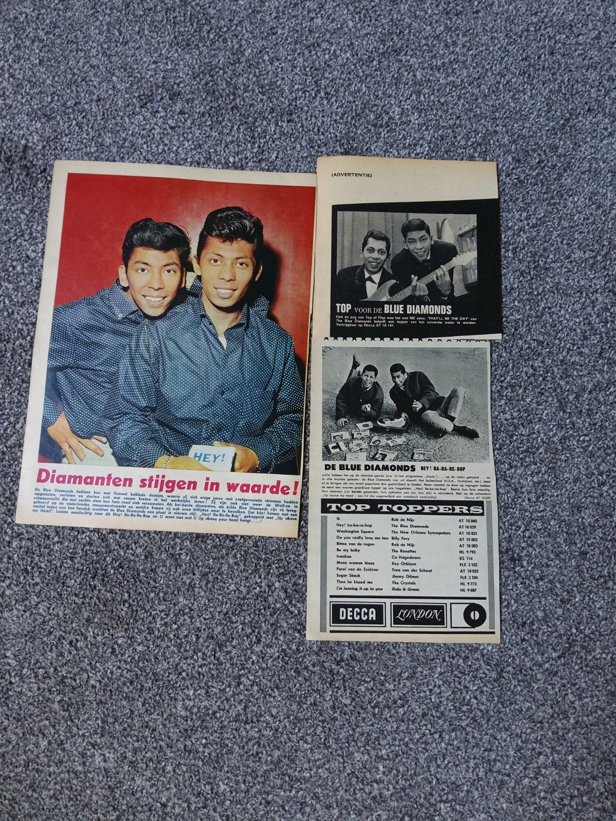 The Blue Diamonds, Ophalen of Verzenden, Boek, Tijdschrift of Artikel