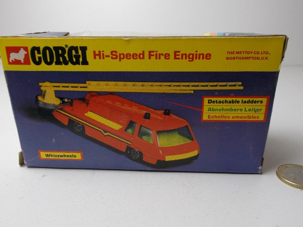 1975 Corgi Toys 703 HI-SPEED FIRE ENGINE (Nieuw in Doos!), Ophalen of Verzenden, Nieuw, Bus of Vrachtwagen, Corgi