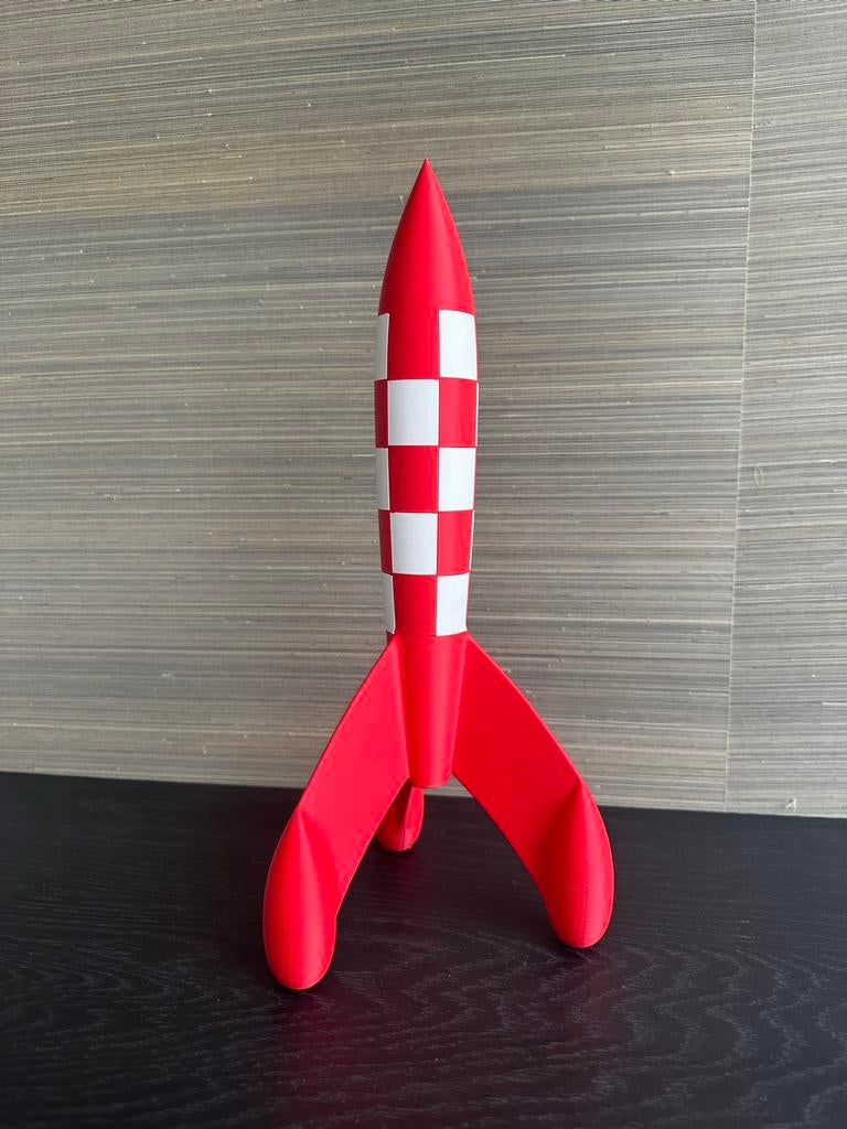 Kuifje Raket / Tintin Rocket (42 cm), Verzenden, Kuifje, Nieuw, Beeldje of Figuurtje