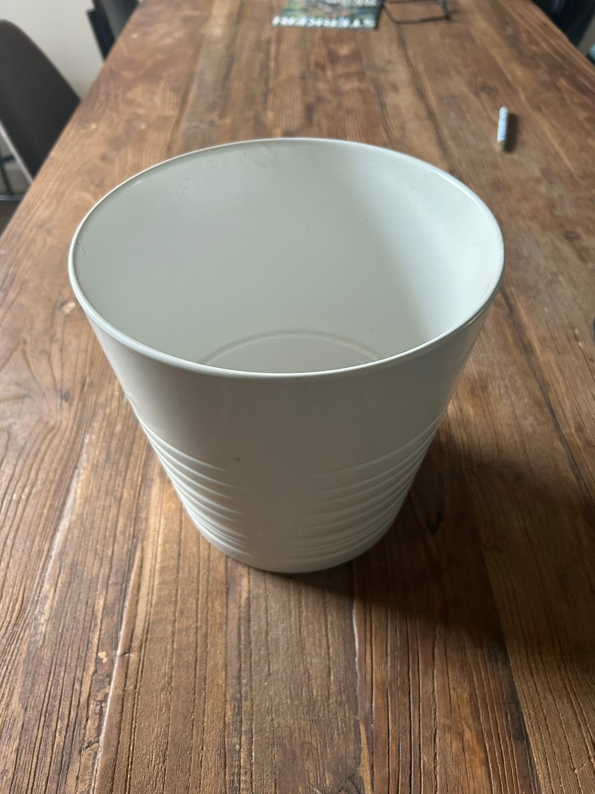 Ikea Muskot/ bloempot, Tuin en Terras, Bloempotten, Ophalen, Rond, Binnen, Zo goed als nieuw
