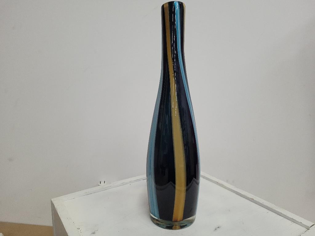 In nieuwstaat glas geblazen design vaas, Antiek en Kunst, Ophalen of Verzenden