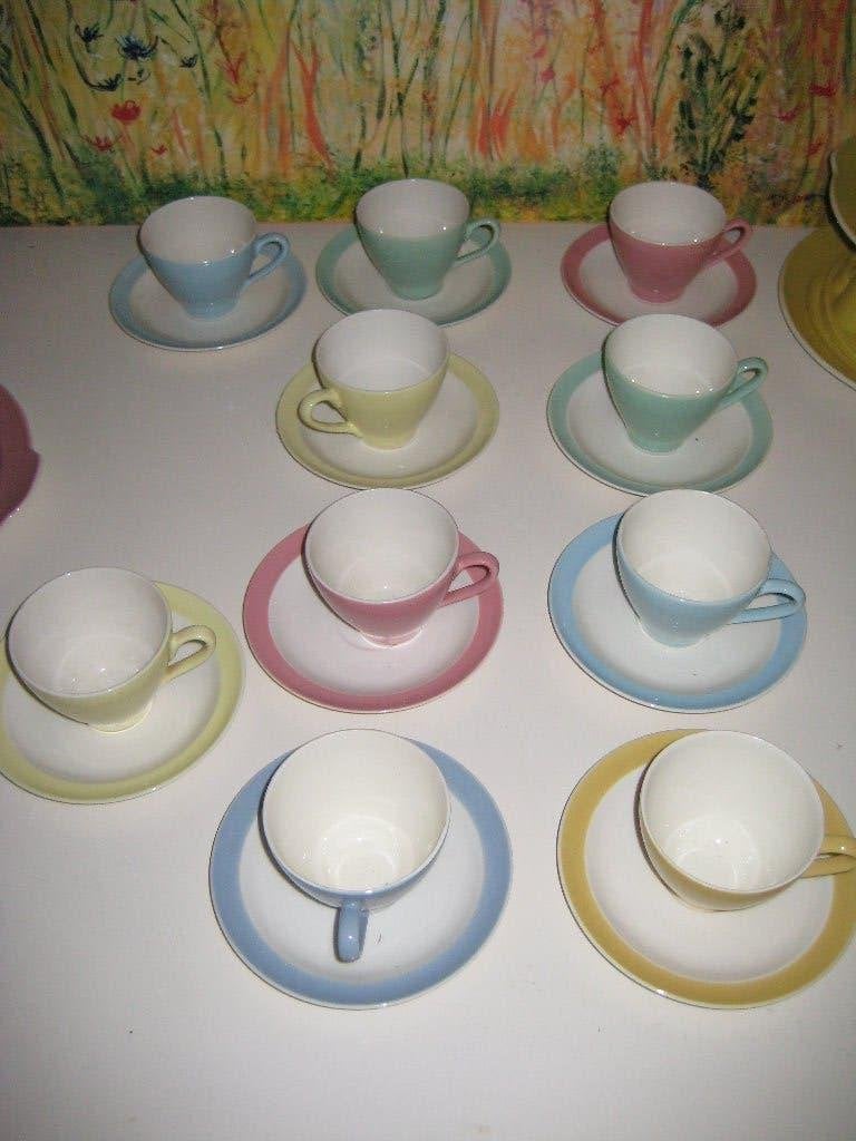 10 Pastel Regout Jolanda Kopjes in alle kleuren, Ophalen of Verzenden