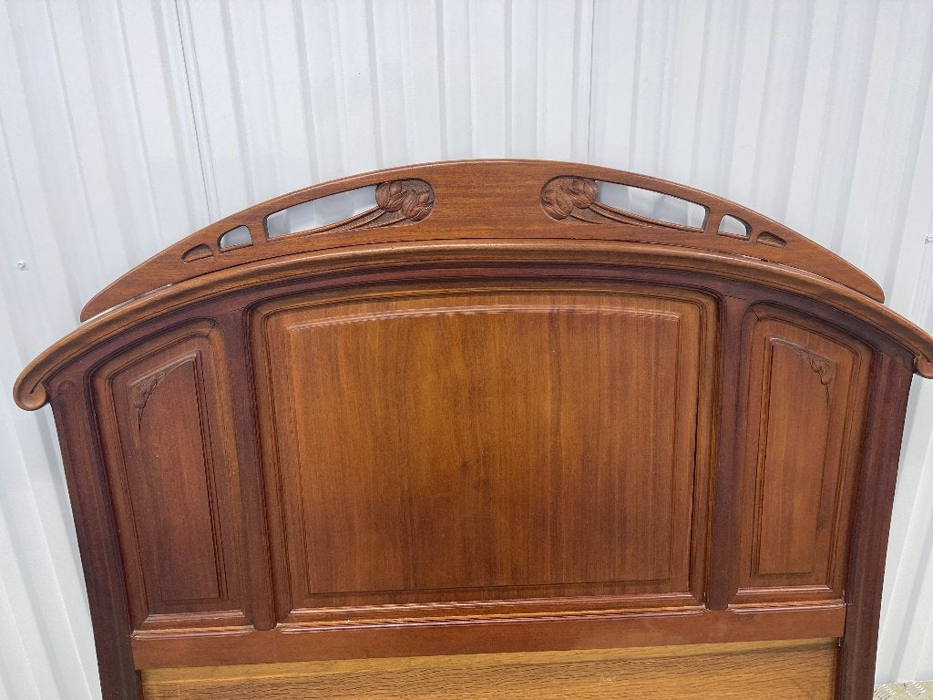 Jugendstil Bed (twijfelaar - 130 x 200), Ophalen
