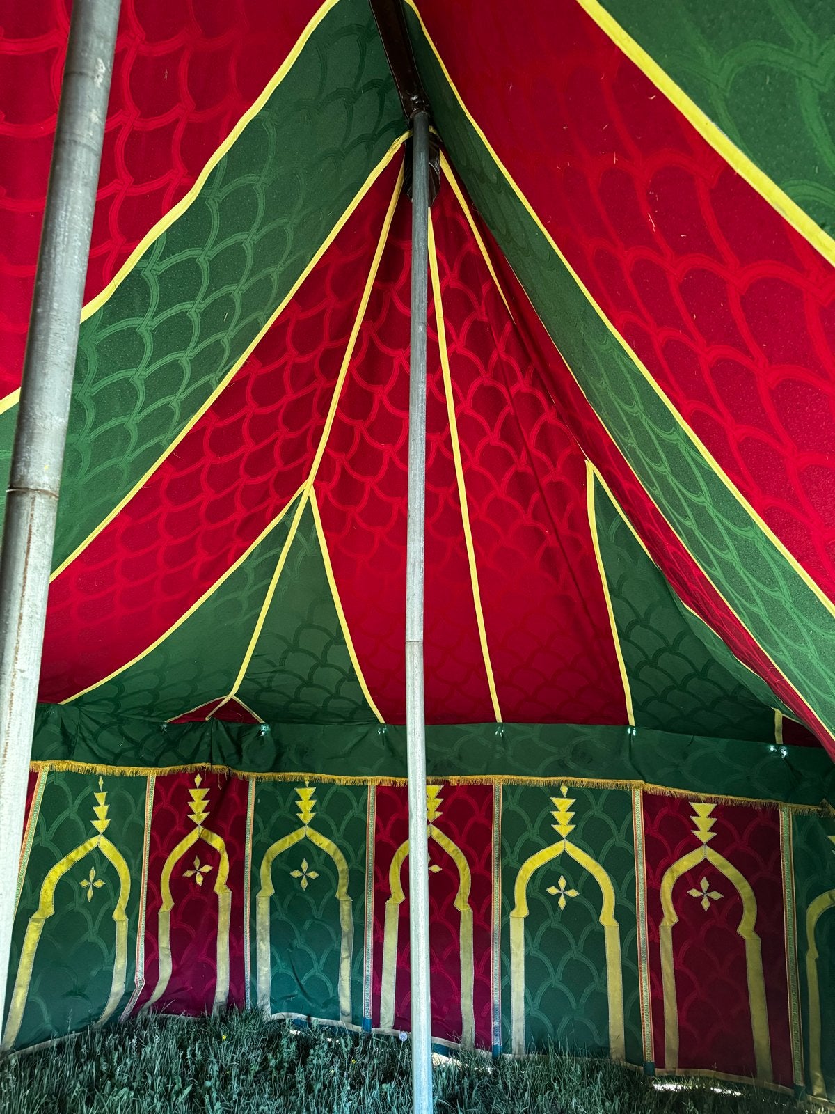 Mooie Marokkaanse tent met buiten doek, Gebruikt, Ophalen of Verzenden, Meer dan 6, X