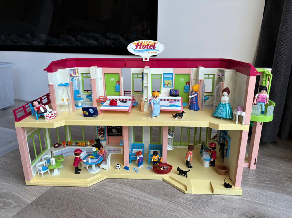 Playmobil hotel, Ophalen, Gebruikt