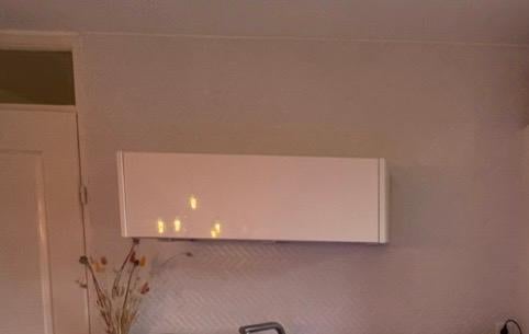 Wit glans keuken bovenkastje met 3 lampjes, Huis en Inrichting, Keuken | Keukenelementen, Ophalen, Gebruikt, Wit, 50 tot 100 cm