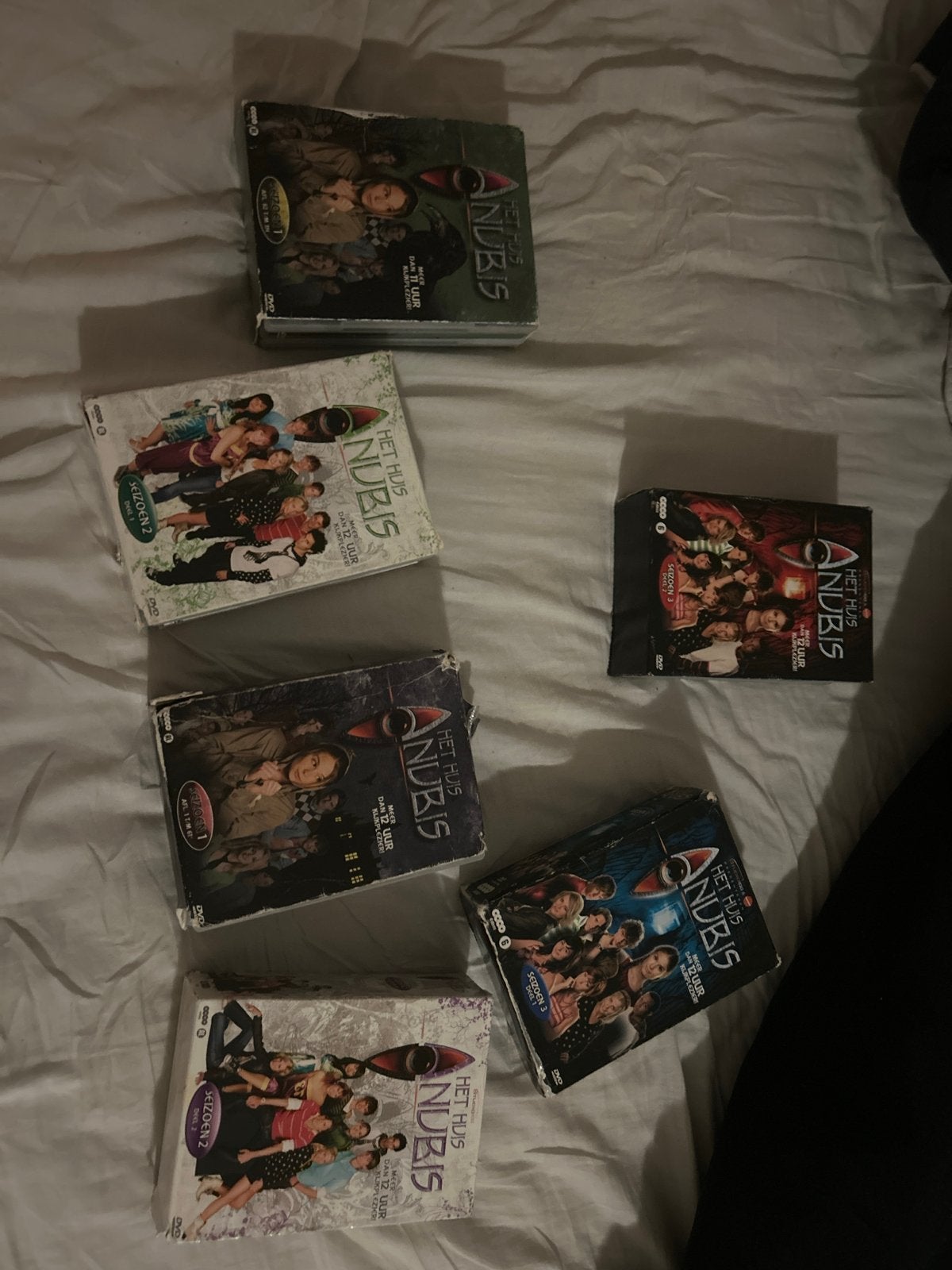 Het Huis Anubis DVD Boxsets - Seizoen 1, 2 & 3, Cd's en Dvd's, Ophalen, Gebruikt, Alle leeftijden, Boxset