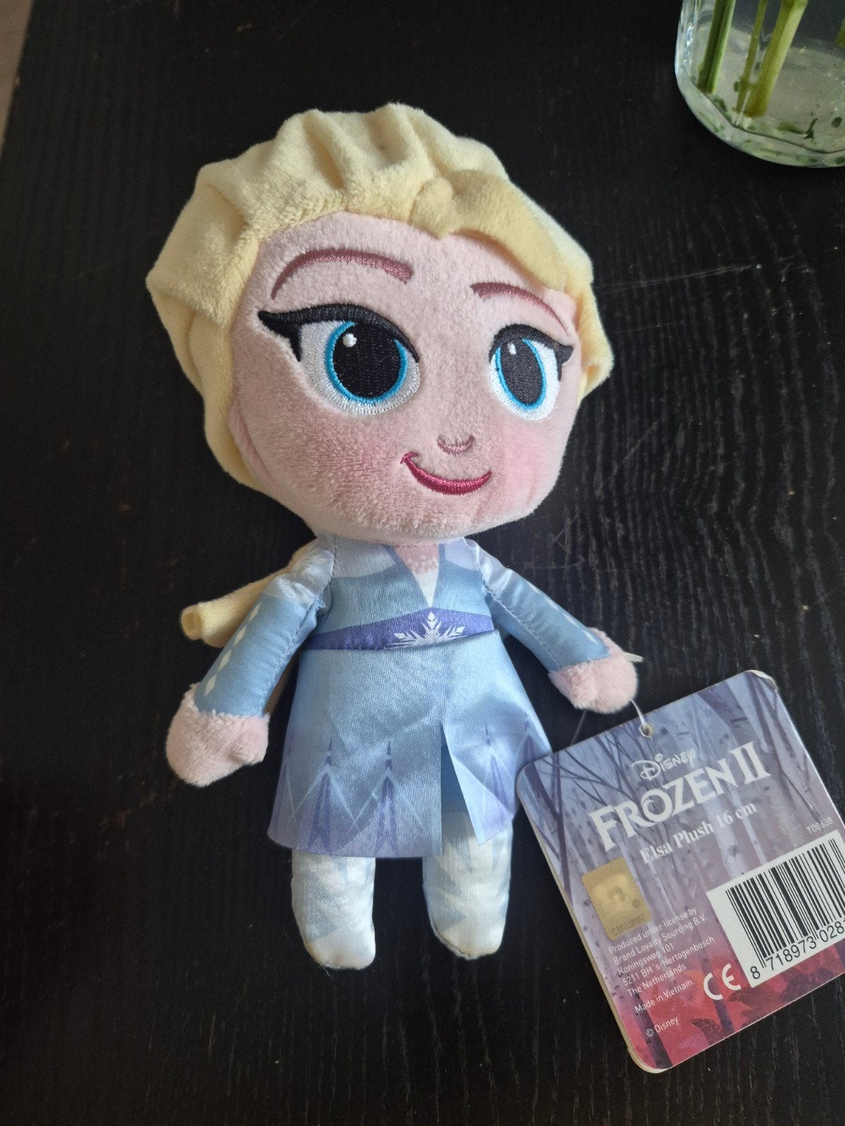 Disney Frozen II Elsa Knuffel - 16 cm, Disney, Disney, Overige typen, Blauw