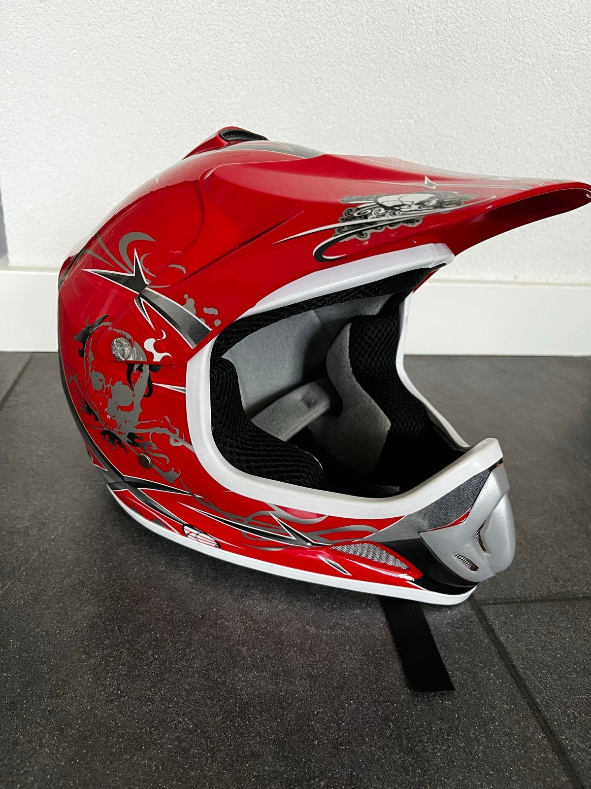 KIMO Offroadhelm Rood Maat S (51-52) voor quad/motor/bmx, Overige merken, Kinderen, Offroadhelm, Ophalen of Verzenden