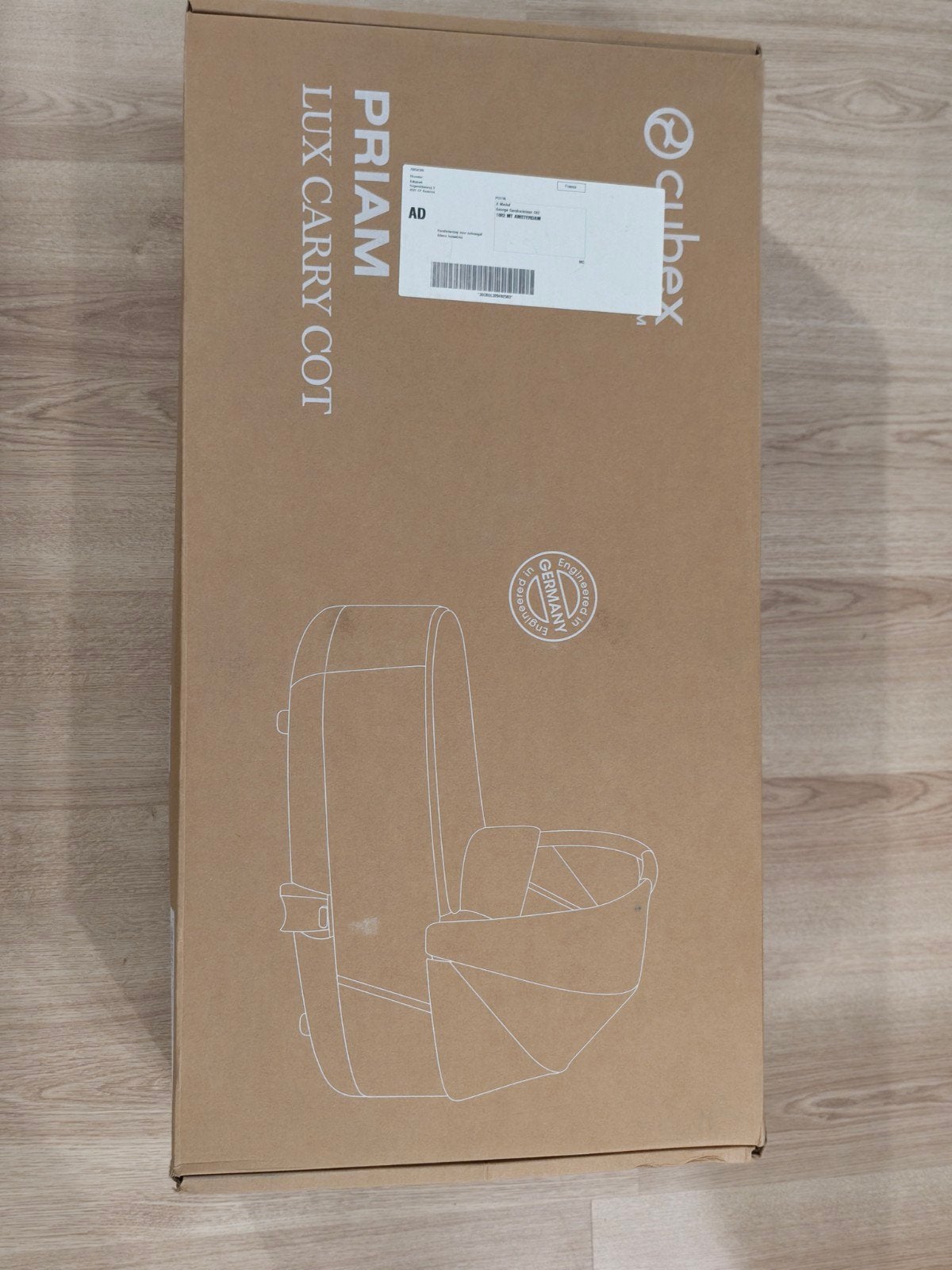 Cybex Priam lux carry cot, Ophalen, Zo goed als nieuw