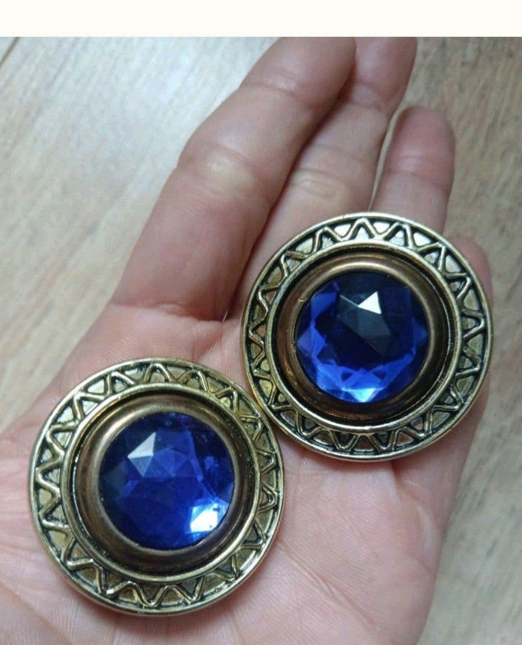 Vintage oorclips, Sieraden, Tassen en Uiterlijk, Oorbellen, Ophalen of Verzenden, Zo goed als nieuw, Overige materialen