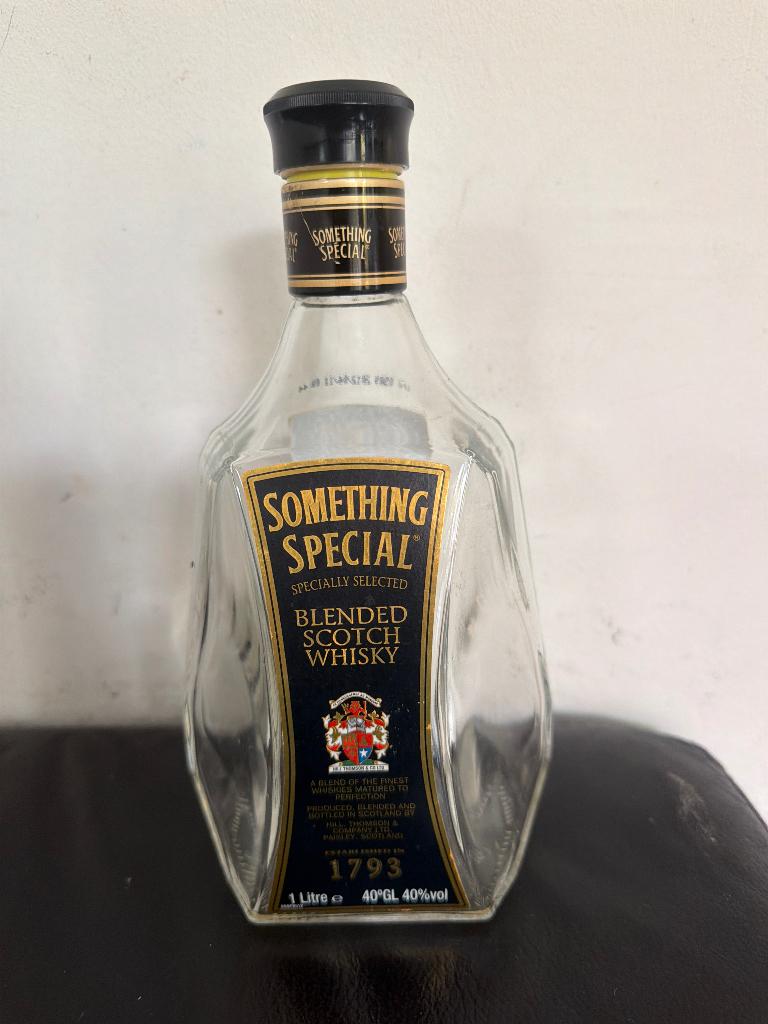 Lege fles Something Special 1 liter, Ophalen of Verzenden, Zo goed als nieuw, Verpakking