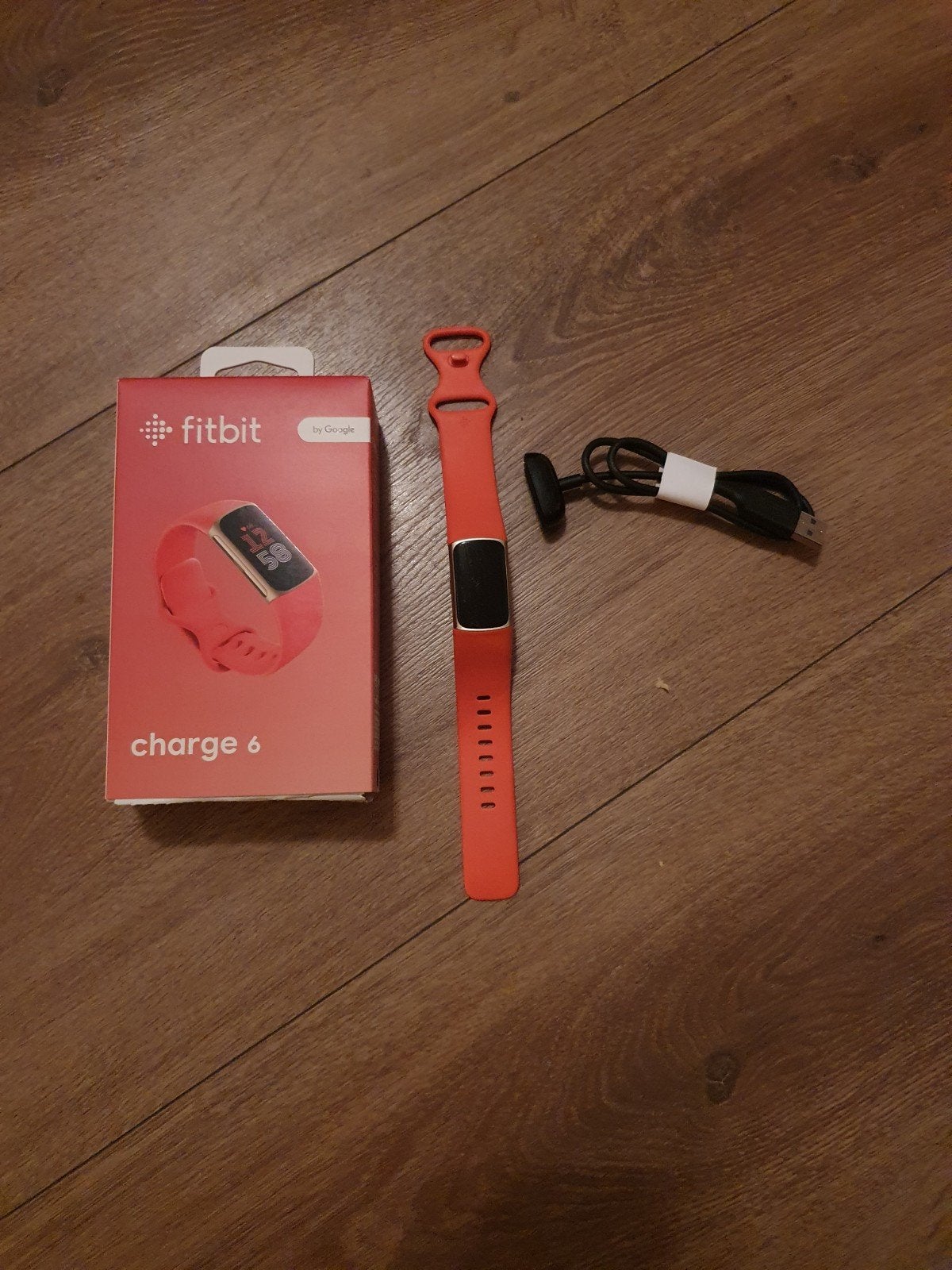 Fitbit Charge Horloge, Ophalen of Verzenden, Gebruikt, Rood, Fitbit