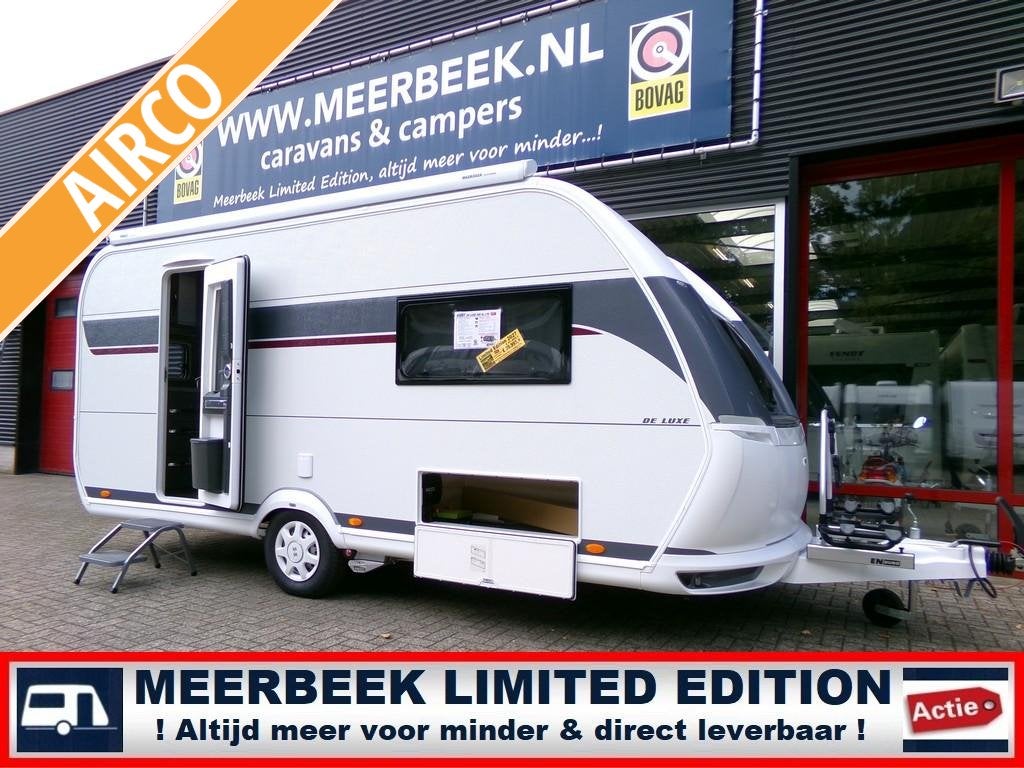 Hobby De Luxe 460 SL 4109,=KORTING +MOVER +AIRCO +THULE ETC, Caravans en Kamperen, Caravans, Hobby, Schokbreker, Tot en met 3