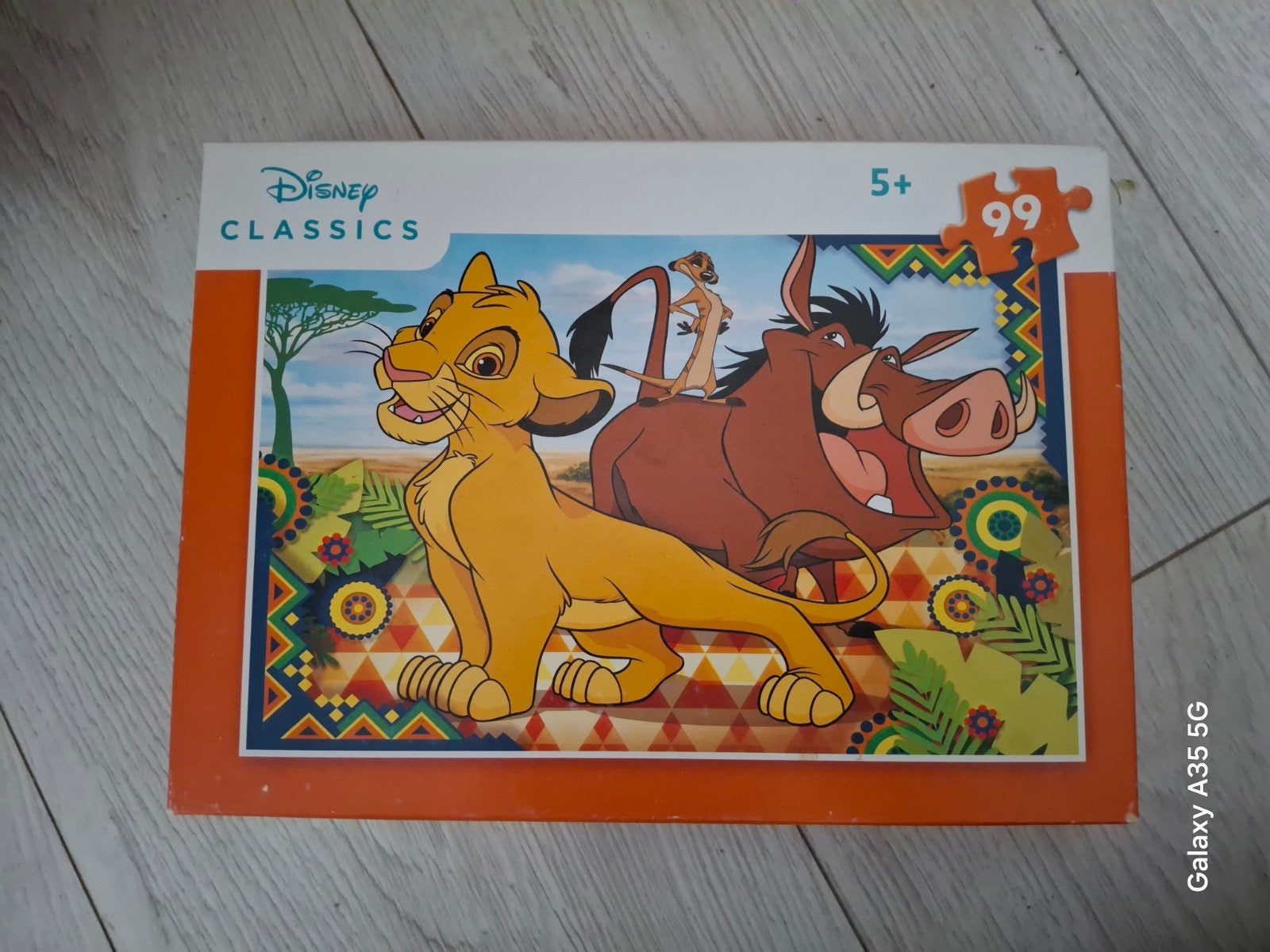 Disney Classics De Leeuwenkoning Puzzel 99 stukjes, Ophalen, Meer dan 50 stukjes, Zo goed als nieuw, 6 jaar of ouder
