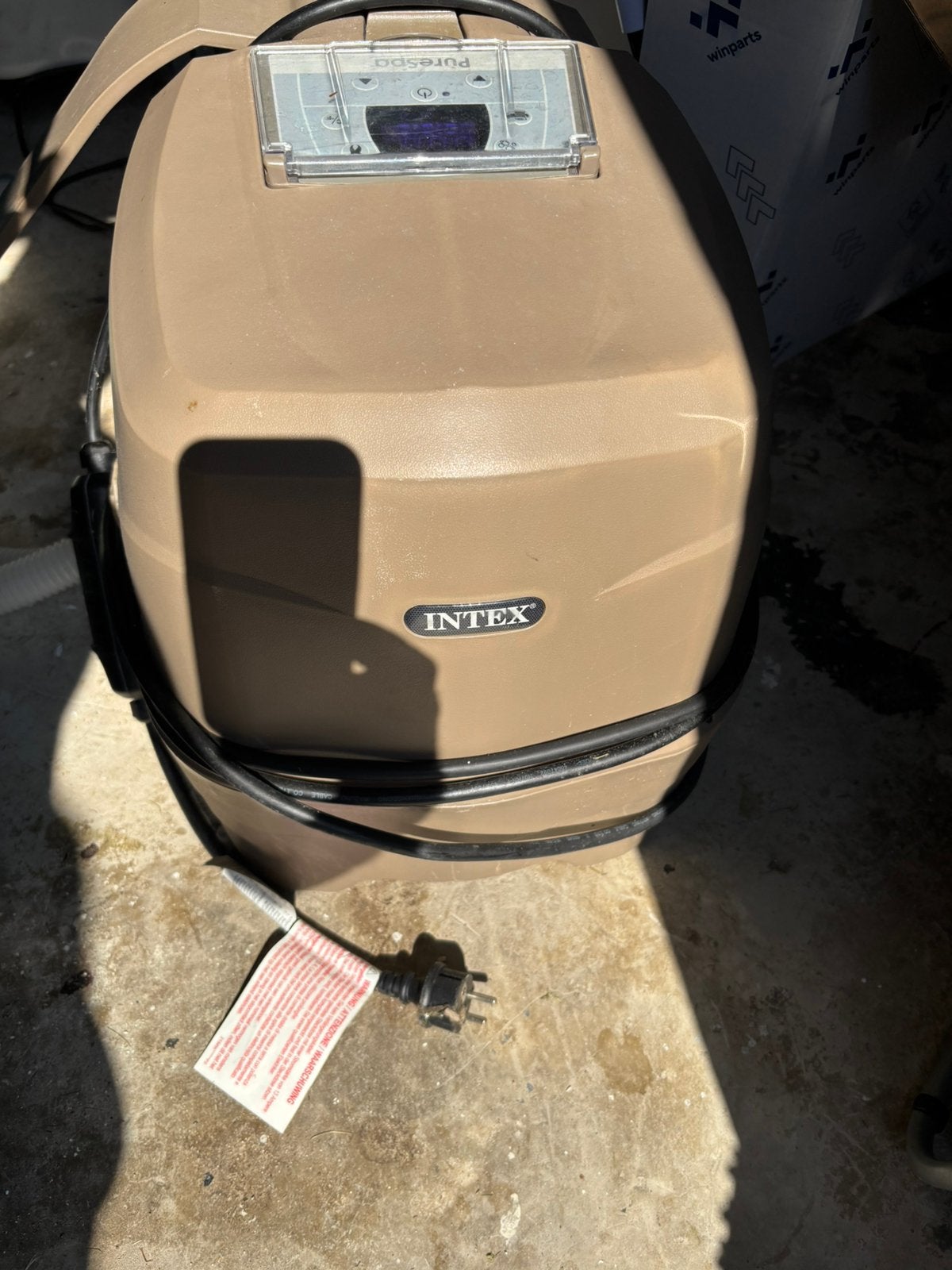 Intex losse Spa pomp heater en bubble, Ophalen, Zo goed als nieuw, Pomp