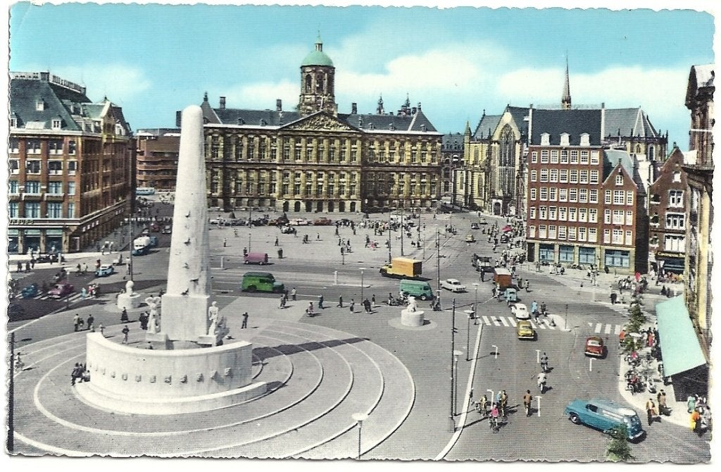 Amsterdam, Verzamelen, Ansichtkaarten | Nederland, Ophalen of Verzenden, 1960 tot 1980, Gelopen, Noord-Holland