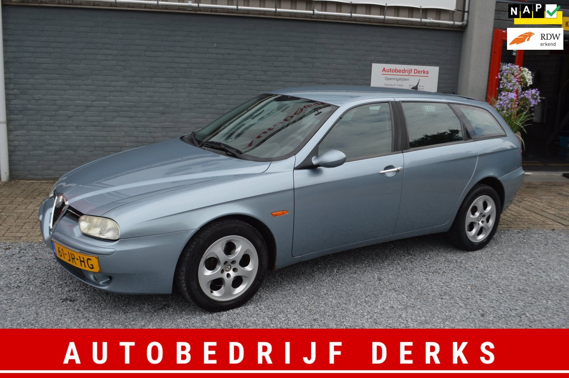 Alfa Romeo 156 Sportwagon 1.8 T.Spark Progression Airco| 5Dr, Auto's, Alfa Romeo, Voorwielaandrijving, Stof, Gebruikt, 4 cilinders