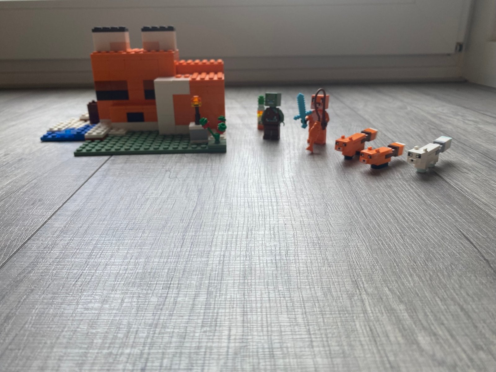 Lego Minecraft The Fox Lodge 21178 (compleet), Minecraft, Lego, Ophalen of Verzenden, Zo goed als nieuw