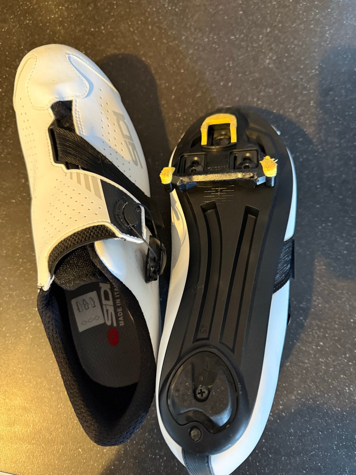 Sidi racefiets schoenen - Maat 45 wit, Heren, Schoenen, Overige maten, Ophalen of Verzenden