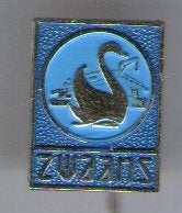 Zwaans zilverkleurig brandst0ffen speldje ( M_062a), Verzamelen, Verzenden, Nieuw, Transport, Speldje of Pin