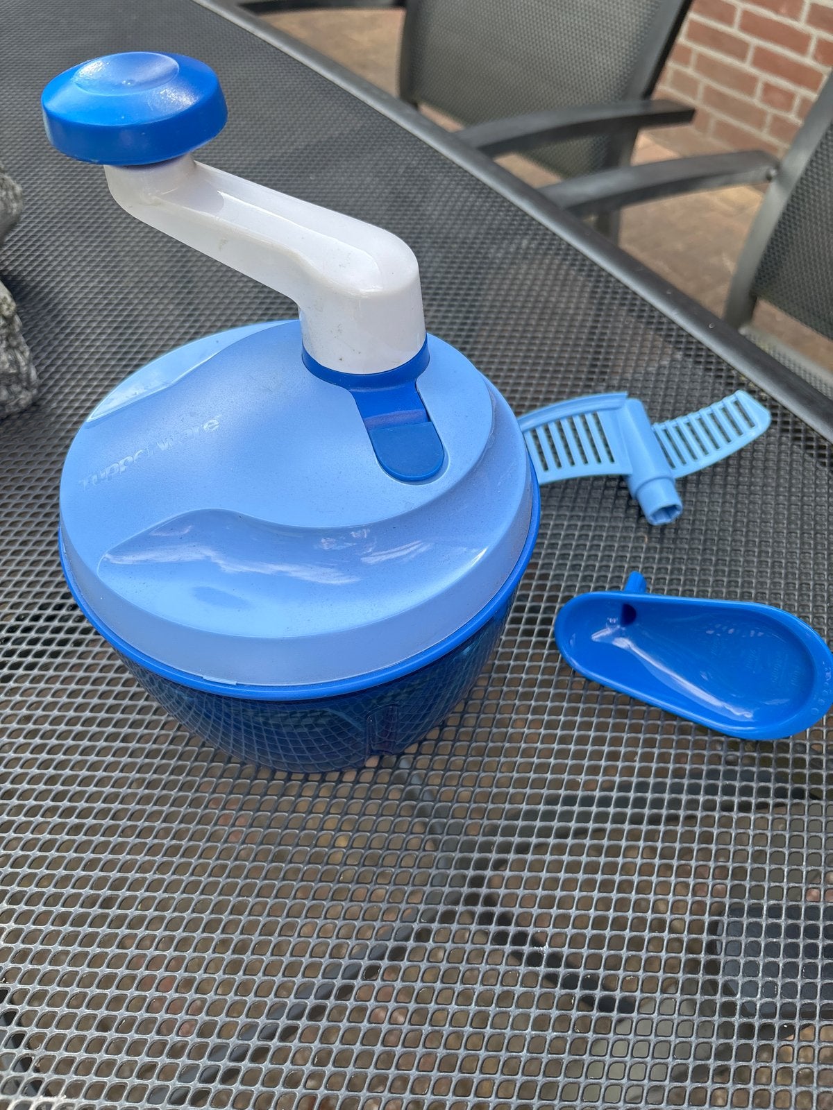 Tupperware Speedy Chef - Blauw - Handige Keukenhulp, Ophalen, Gebruikt, Blauw, Overige typen
