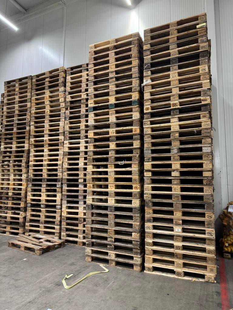 Euro pallets gevraagd, Ophalen of Verzenden, Zo goed als nieuw, Pallet, Minder dan 200 cm