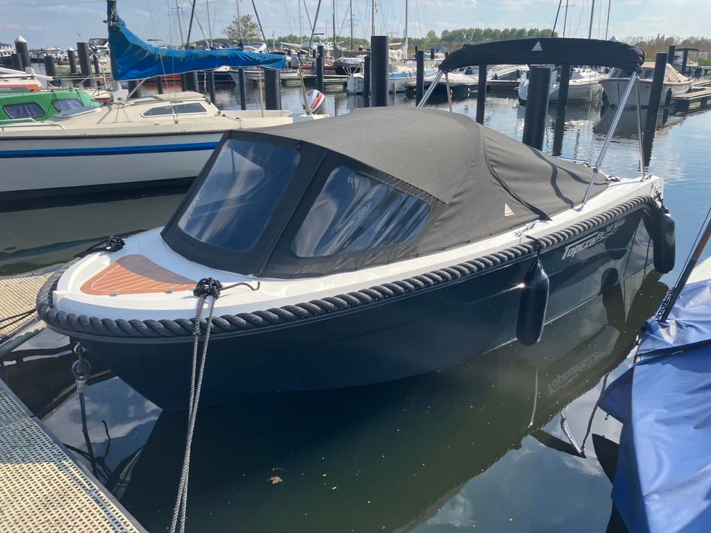 Topcraft 565 Tender met 40pk honda incl. Trailer, Watersport en Boten, Sloepen, Ophalen, Zo goed als nieuw, 30 tot 50 pk, 3 tot 6 meter