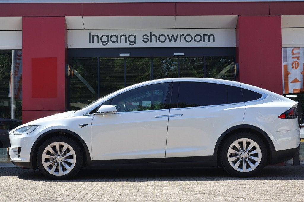 Tesla Model X 100D 6pers. | Origineel NL | SoH 87% | Leder |, Automaat, Model X, Zwart, 532 pk