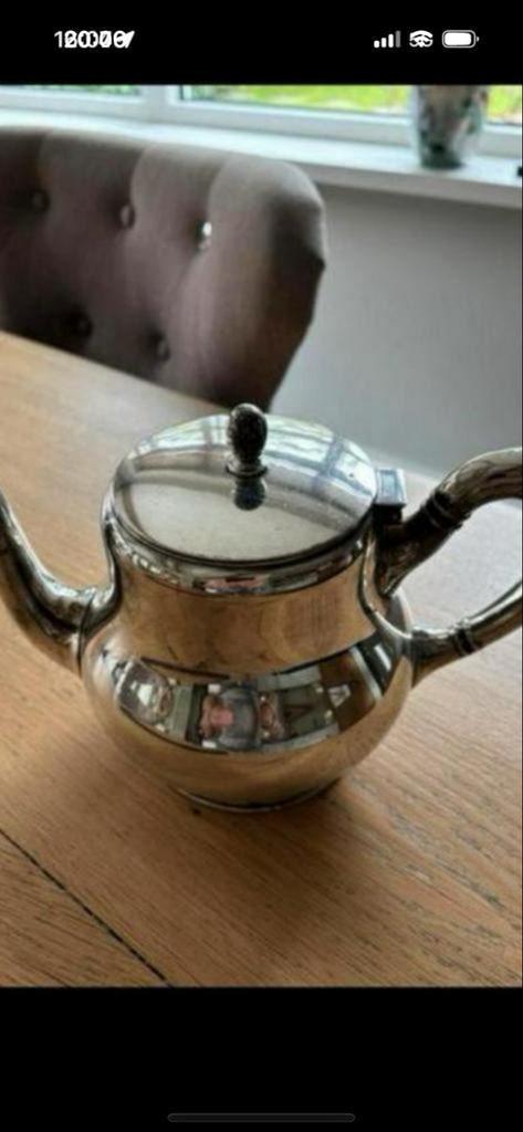 Theepot verzilverd, Ophalen of Verzenden