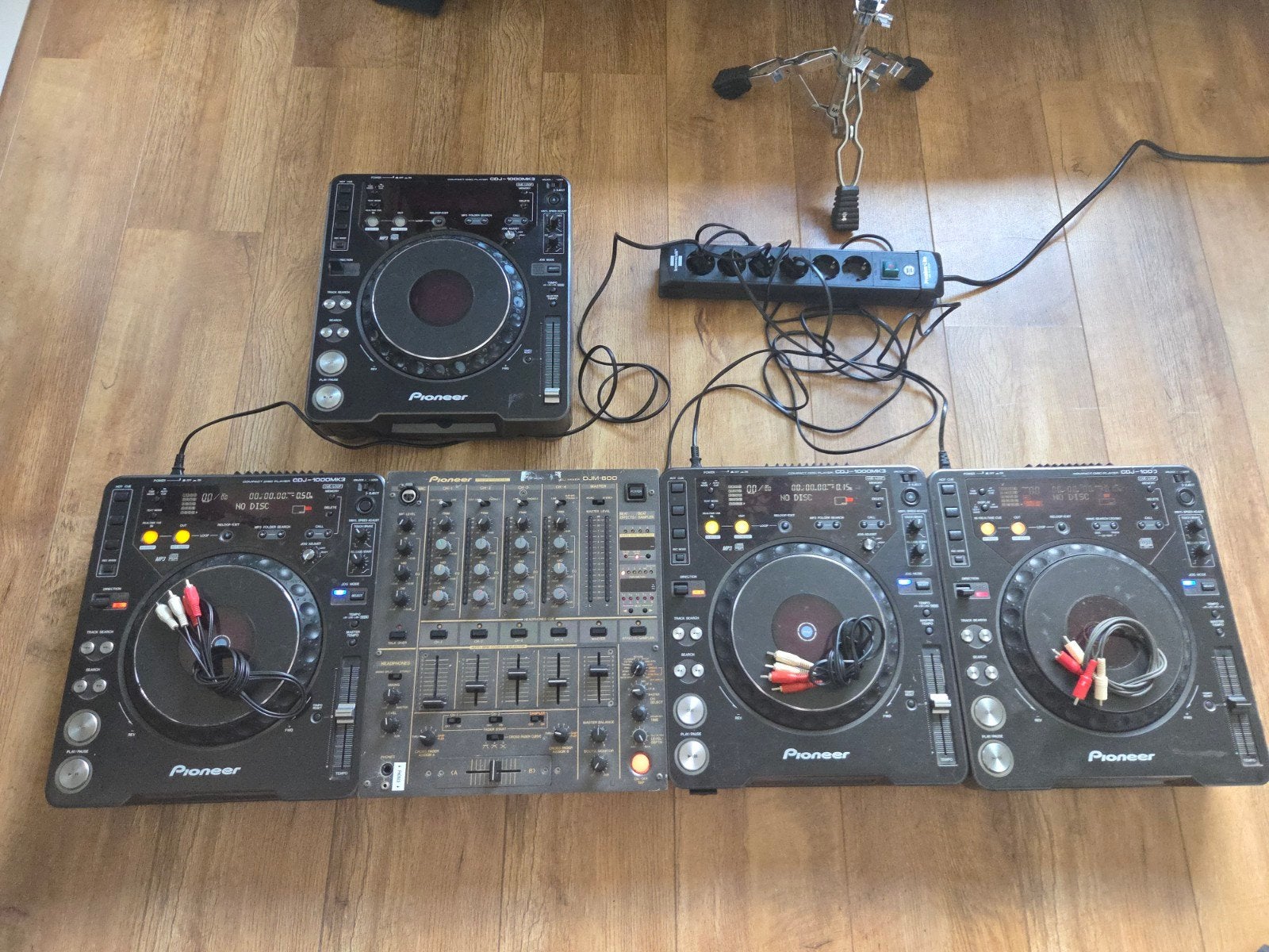 PIONEER DJM600 + 2x CDJ1000MK3 + 1X CDJ1000 + DEFECT CDJ1000, Ophalen, Gebruikt, Pioneer