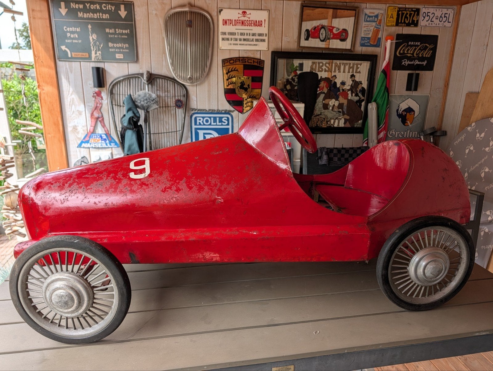 Guy Étoile Trapauto Origineel Racemodel, Ophalen of Verzenden