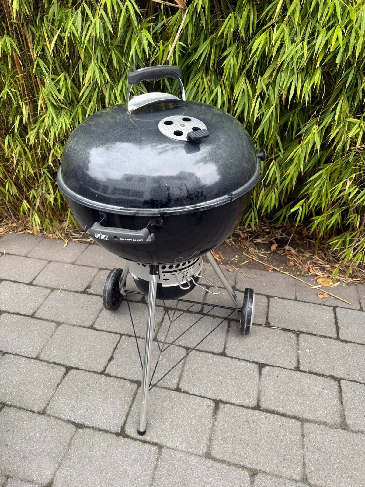 Weber bbq 58 cm, Ophalen of Verzenden, Gebruikt