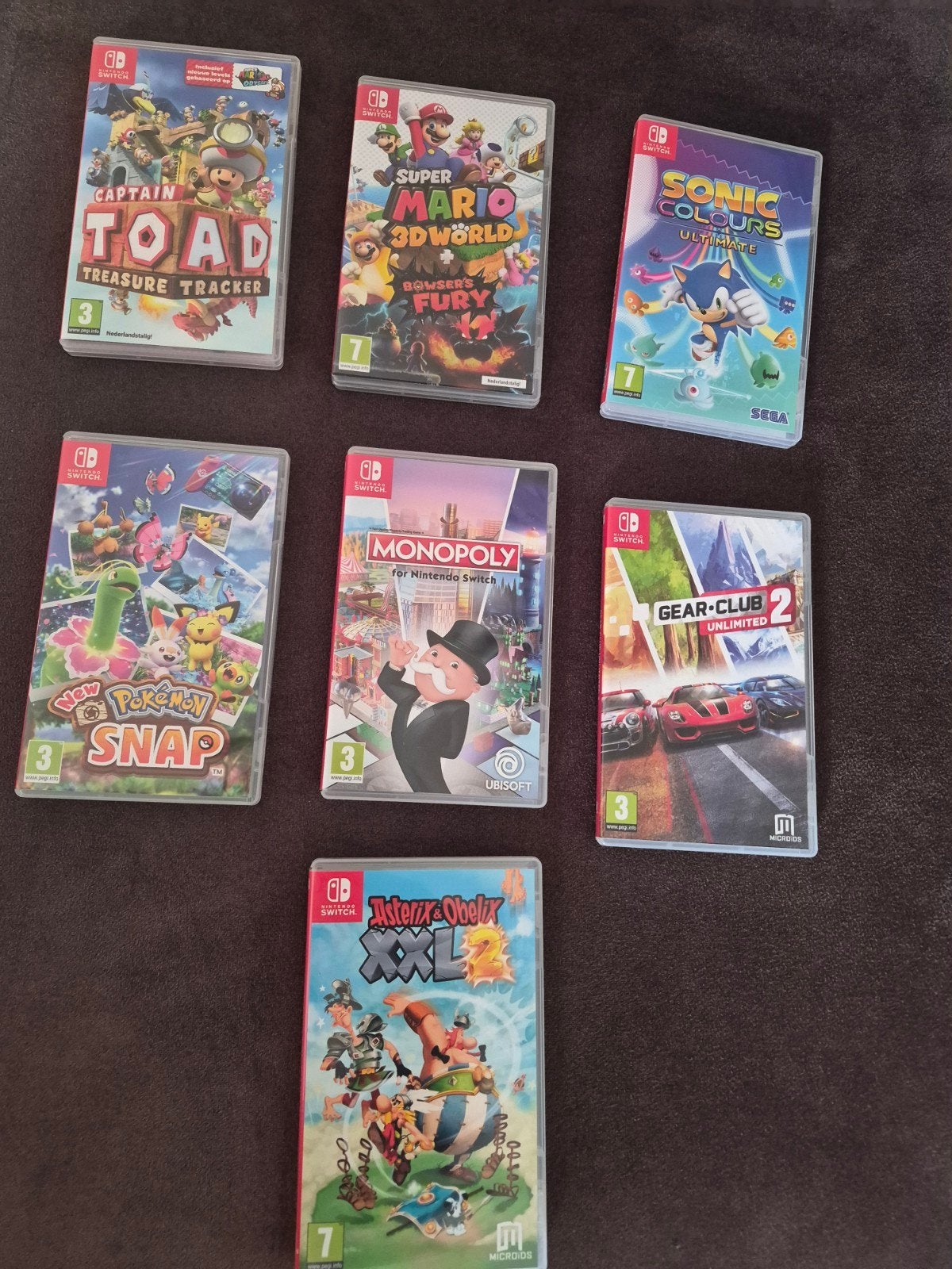 Switch spellen te koop nieuwstaat, Zo goed als nieuw, Ophalen, Avontuur en Actie, 3 spelers of meer