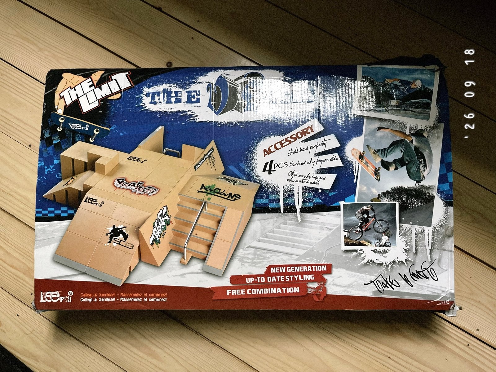 The Limit fingerboard skatepark + 4 fingerboards, compleet, Ophalen of Verzenden, Gebruikt, Jongen of Meisje