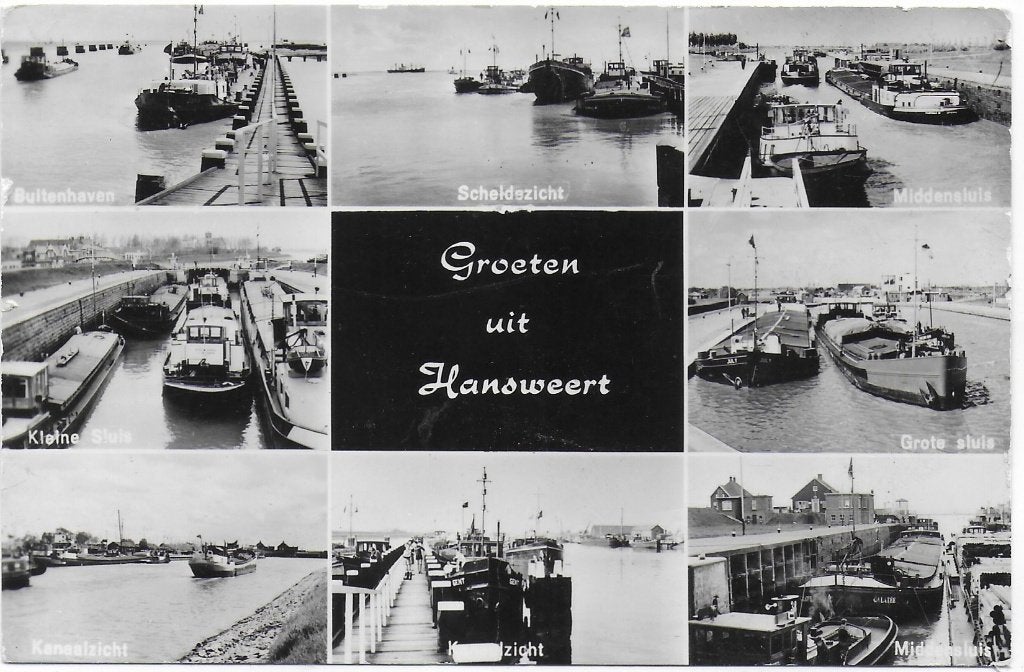 Hansweert Oude Ongelopen Ansichtkaart ( B8354 ), Ophalen of Verzenden, 1960 tot 1980, Ongelopen