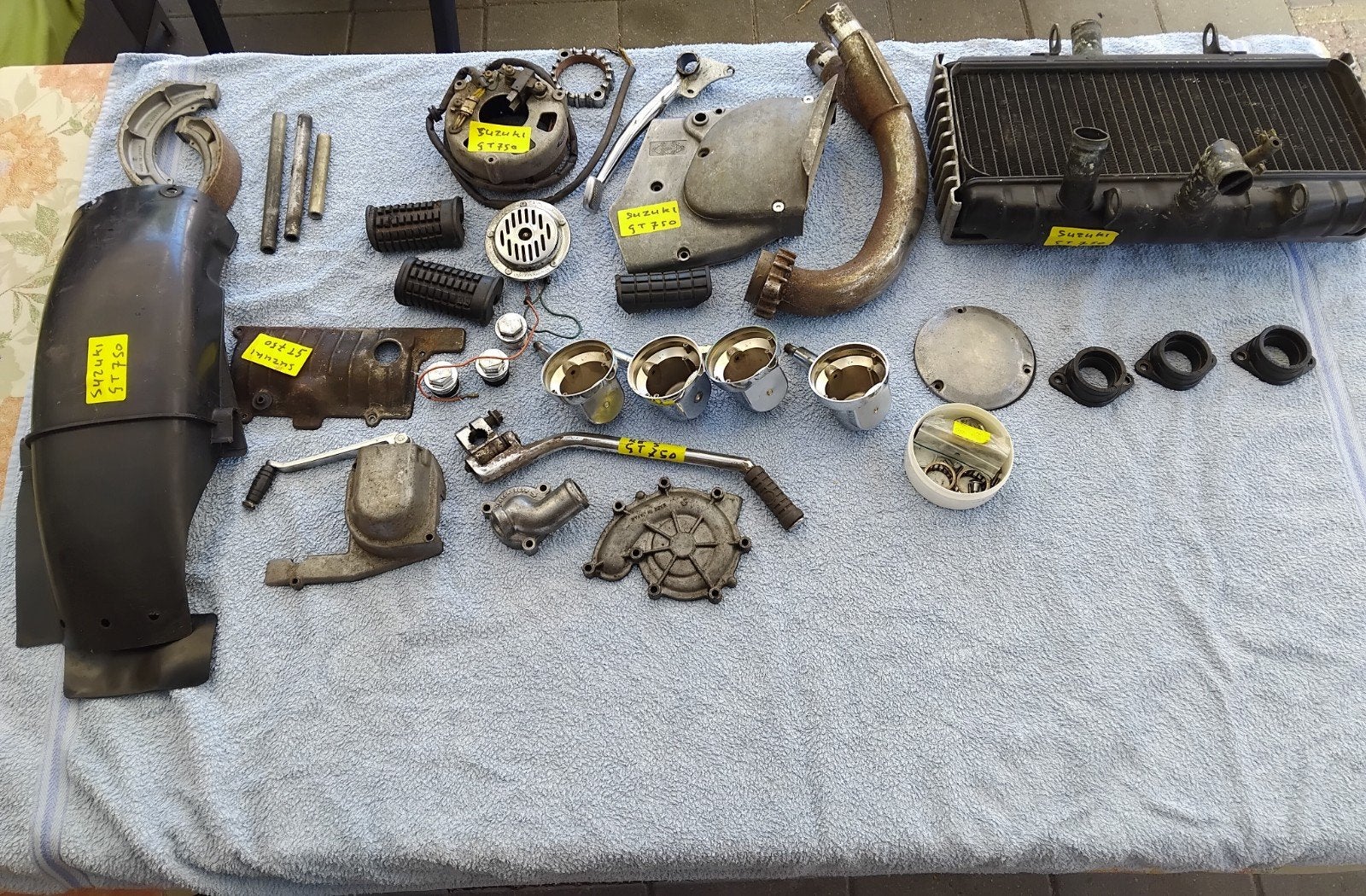 Suzuki GT750 onderdelen - Diverse gebruikte onderdelen, Ophalen of Verzenden, Gebruikt