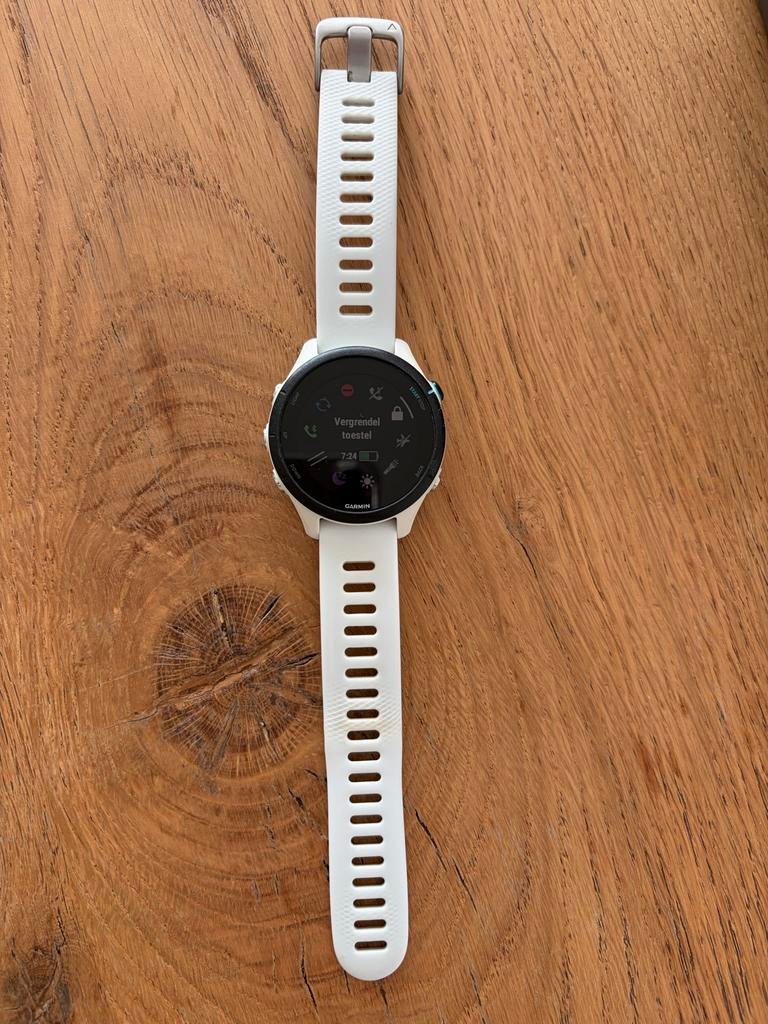 Garmin Forerunner 255s Music 41mm, Gebruikt, Verzenden, Wit, Waterdicht