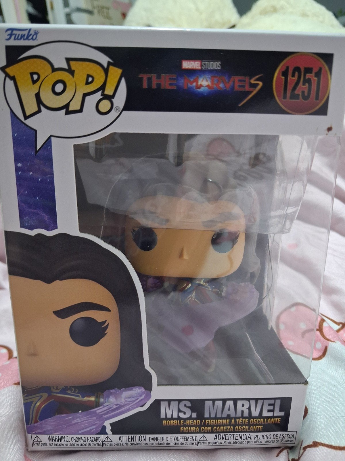 Funko Pop! Marvel The Marvels - Ms. Marvel (1251), Ophalen of Verzenden, Nieuw