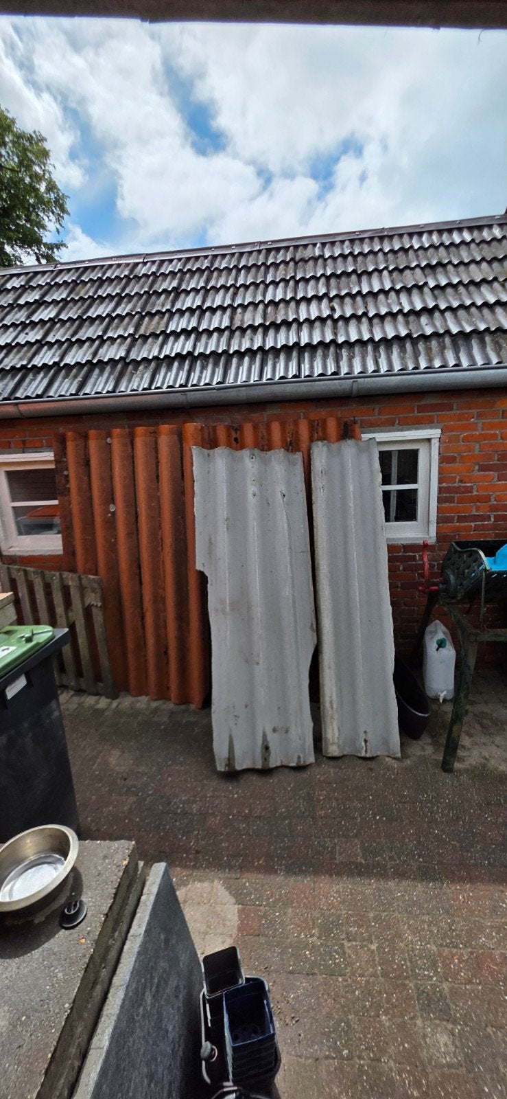 Golf dakplaten, Gebruikt, 15 m² of meer, Metaal, Grijs