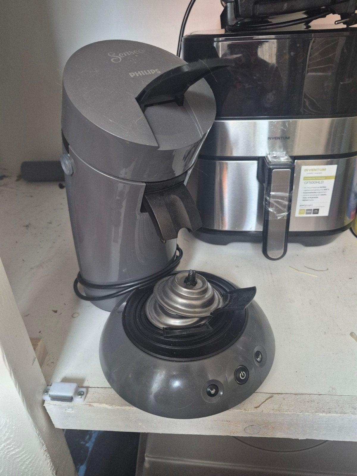 Philips Senseo Koffiezetapparaat - Gebruikt, Goede Staat, Ophalen, Gebruikt, Koffiemachine, Koffiepads en cups
