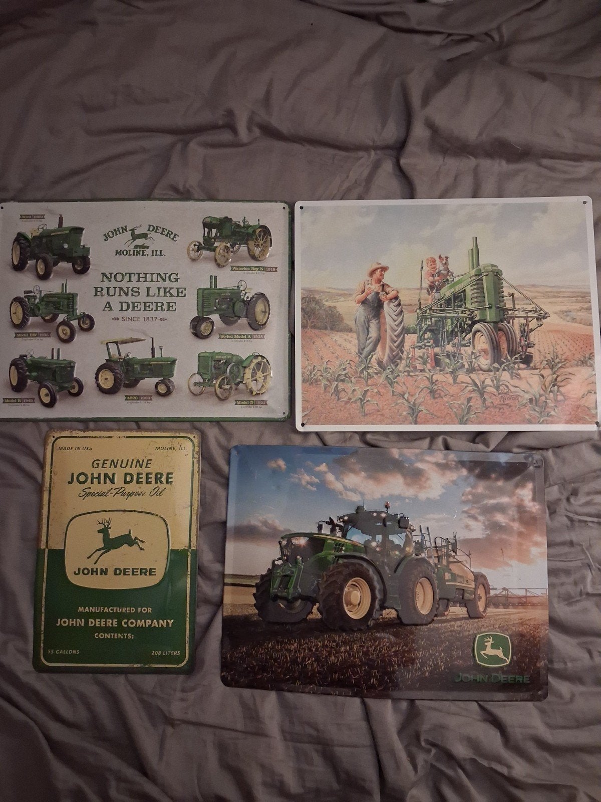 Mooie John Deere platen - 4 stuks of per stuk, Ophalen, Zo goed als nieuw