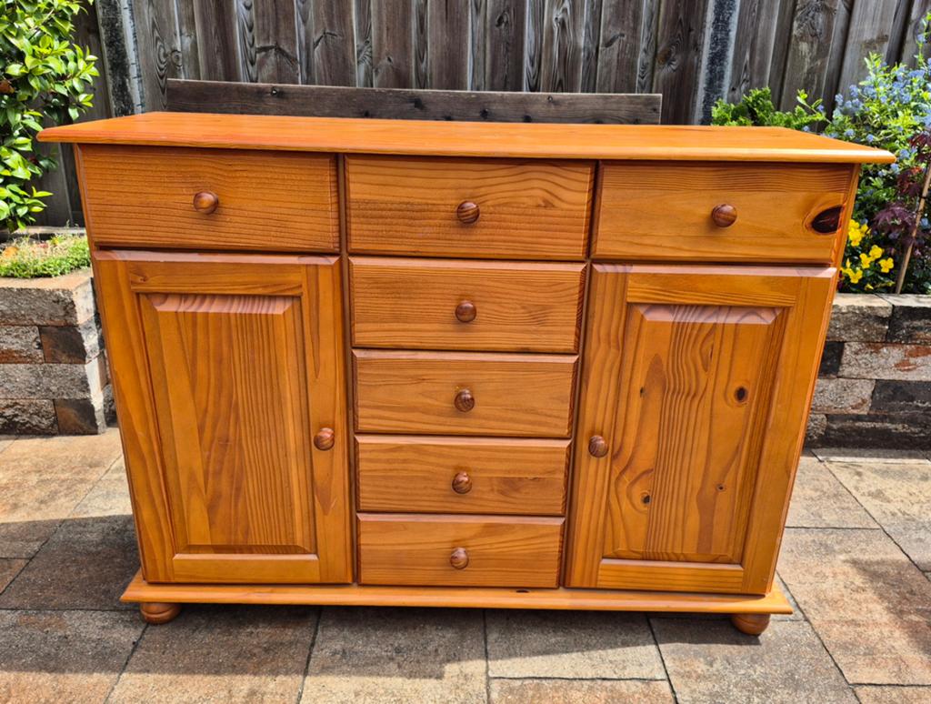 Houten Ladenkastje - 117x85x39 cm - Gebruikt, nette staat, Huis en Inrichting, Kasten | Ladekasten, Ophalen
