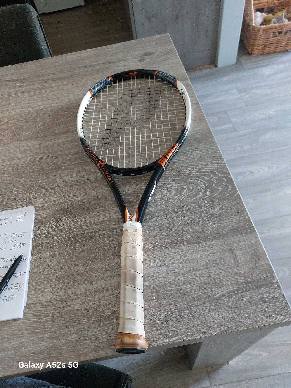 Prince triplex treat tennis raket plus tas., Ophalen, Tas, Prince