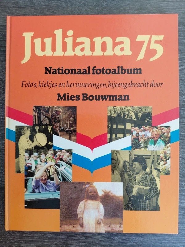 Juliana 75 Nationaal fotoalbum - Mies Bouwman, Verzamelen, Ophalen of Verzenden, Tijdschrift of Boek
